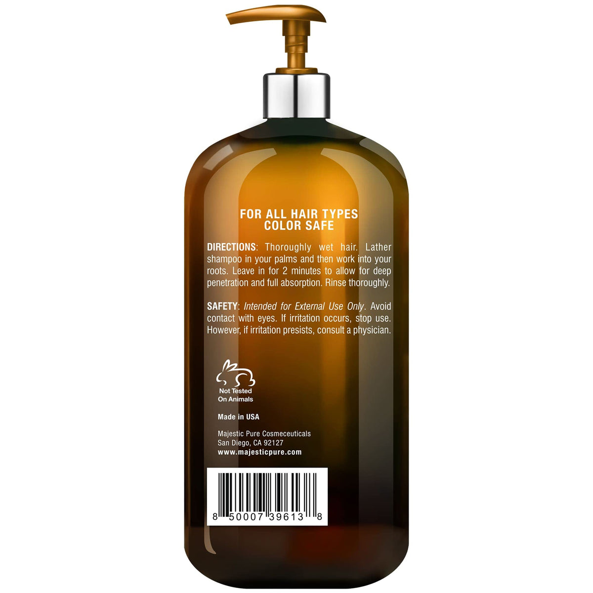 Majestic Pure Apple Cider Vinegar Shampoo lifestyle scene