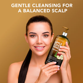 Majestic Pure Apple Cider Vinegar Shampoo texture close-up