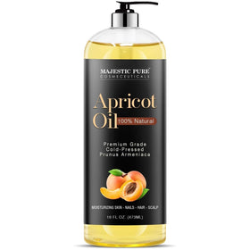 Majestic Pure Apricot Oil 16 fl oz front view