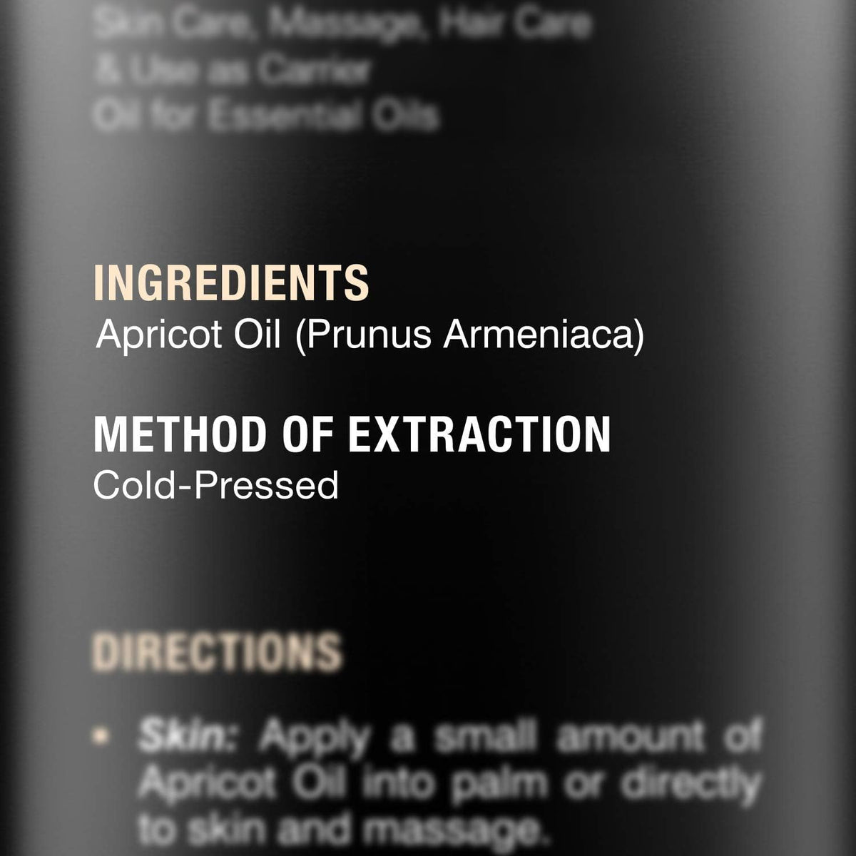 Majestic Pure Apricot Oil texture close-up