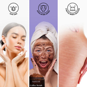 Majestic Pure Arabica Coffee Scrub ingredients overview