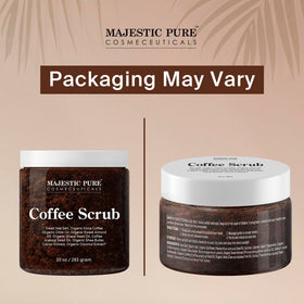 Majestic Pure Arabica Coffee Scrub with natural oils