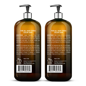 Majestic Pure Biotin Shampoo lathering in hair
