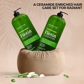 Majestic Pure Biotin Shampoo texture close-up