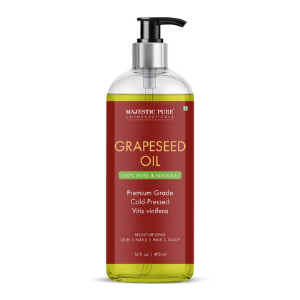 Majestic Pure Grapeseed Oil 16 Fl Oz front view