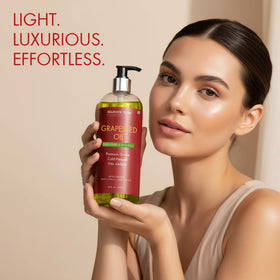Majestic Pure Grapeseed Oil texture on skin