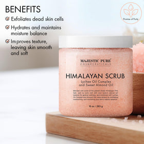 Majestic Pure Himalayan Salt Body Scrub close-up of texture