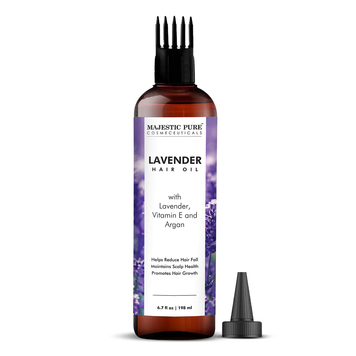 Majestic Pure Lavender Hair Oil 6.7 Fl Oz front view