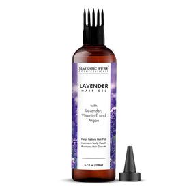 Majestic Pure Lavender Hair Oil 6.7 Fl Oz front view