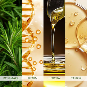 Majestic Pure Rosemary Oil 2 Fl Oz with hair care products