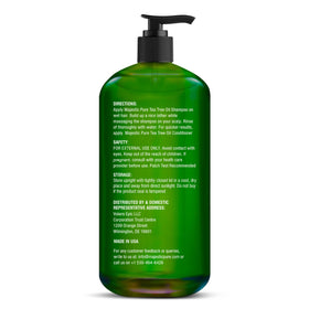 Majestic Pure Tea Tree Shampoo in bathroom setting