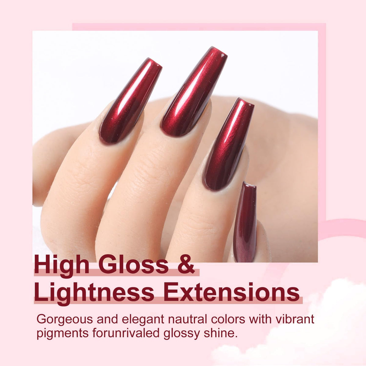 Major Dijit Quick Dry Nail Polish Pearl Wine Red packaging