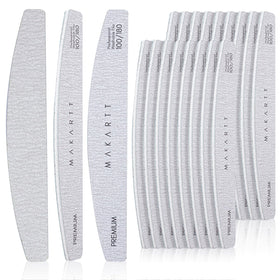 Makartt 100/180 grit nail files set of 20 in packaging