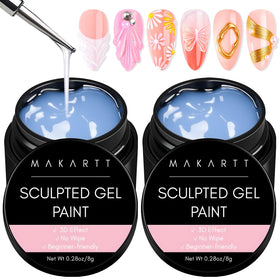 Makartt 3D Nail Art Gel clear sculpting gel front view
