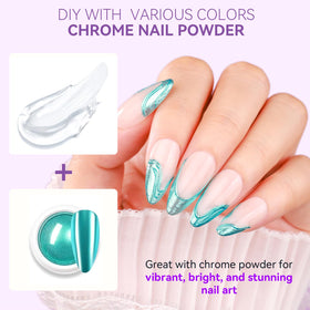 Makartt 3D Nail Art Gel packaging with two tubes