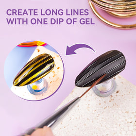 Makartt 3D Nail Art Gel tubes on a nail art table