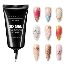 Makartt 3D Nail Gel 30g front view with needle-tip applicator