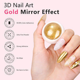 Makartt 3D Nail Gel details including tools and glitter