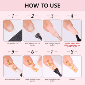 Makartt 3D Nail Gel packaging and contents