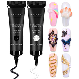 Makartt 3D Nail Gel Set front view with two tubes