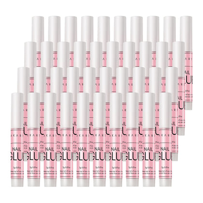 Makartt 40 Pcs Nail Glue bulk pack with 2g mini tubes