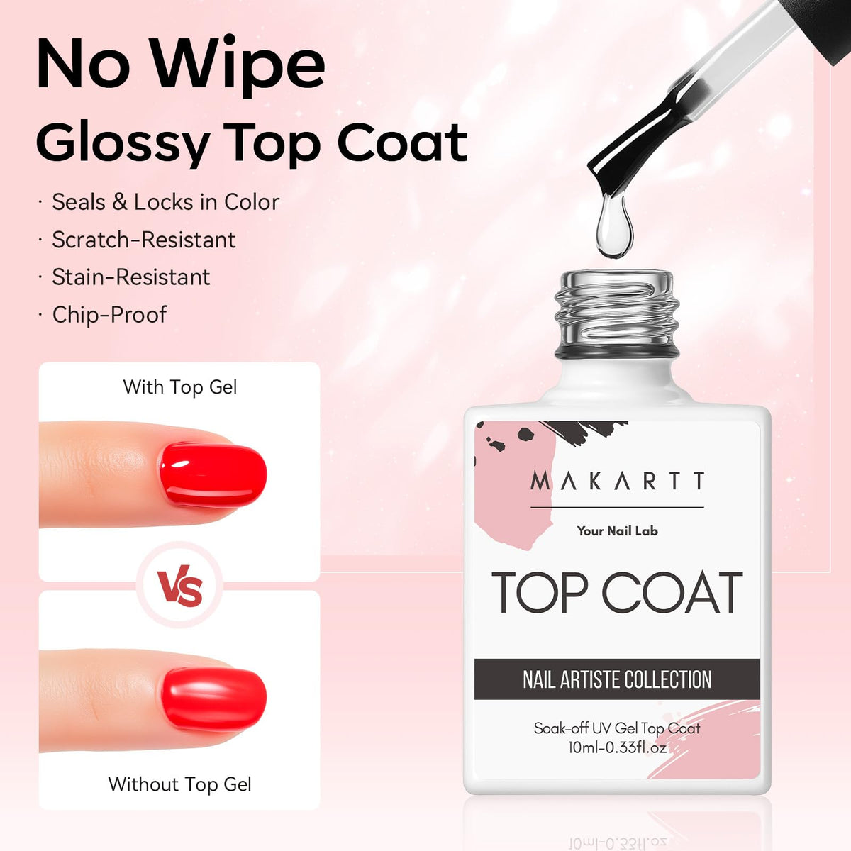 Makartt base coat bottle with label