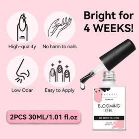 Makartt Blooming Gel Nail Polish application process