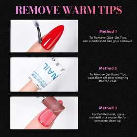 Makartt coffin nail tips with dual matte surface