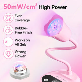 Makartt Cordless UV Nail Lamp side view