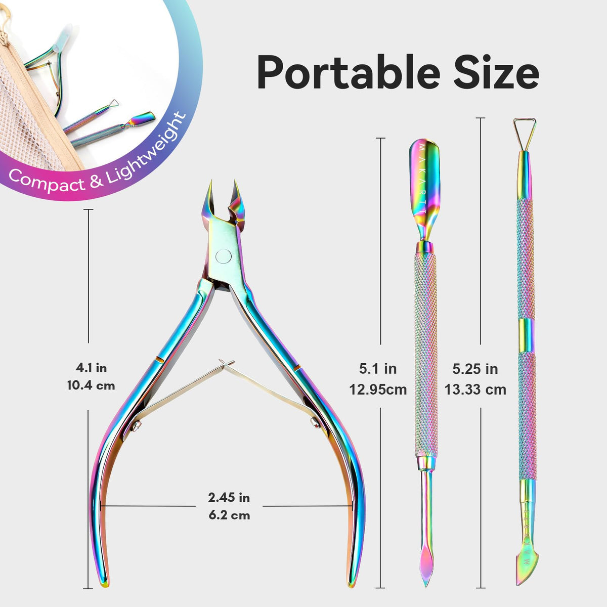 Makartt cuticle nipper set in travel-friendly packaging