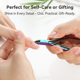 Makartt cuticle nipper with stainless steel finish