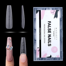 Makartt Extra Long Coffin Nail Tips 240PCS front view