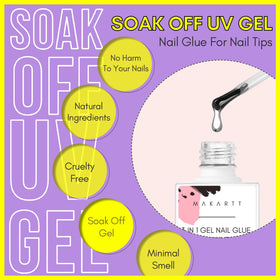 Makartt Gel Nail Glue in use for nail art