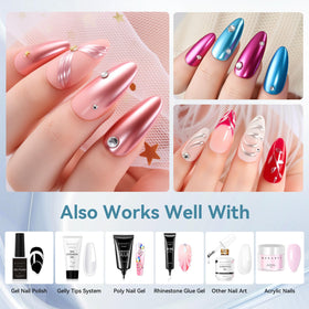 Makartt Gel Top Coat application on nails