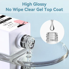 Makartt Gel Top Coat easy application with UV lamp