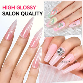 Makartt Gel Top Coat showing no wipe feature