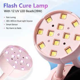 Makartt Gooseneck UV LED Nail Lamp with LCD screen and touch controls