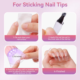Makartt Gooseneck UV LED Nail Lamp with LCD screen displaying timer