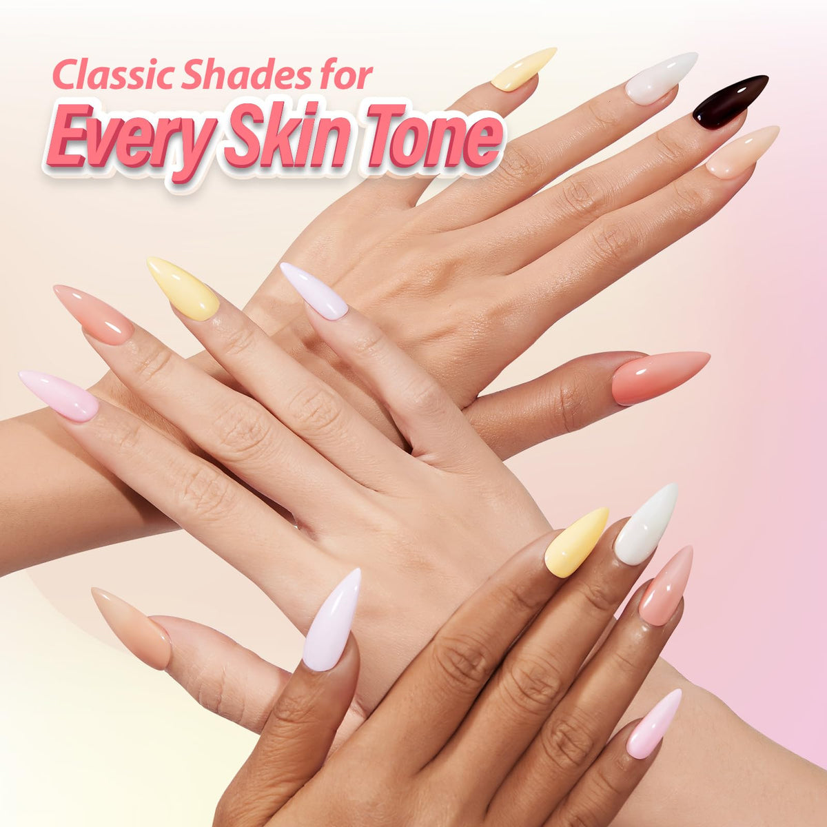 Makartt Jelly Bright Nude Gel Nail Polish 15ML brush detail