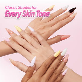 Makartt Milky Pink Gel Nail Polish 15ML with nail art tools