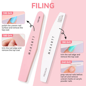 Makartt nail clipper and mini brush included in the set