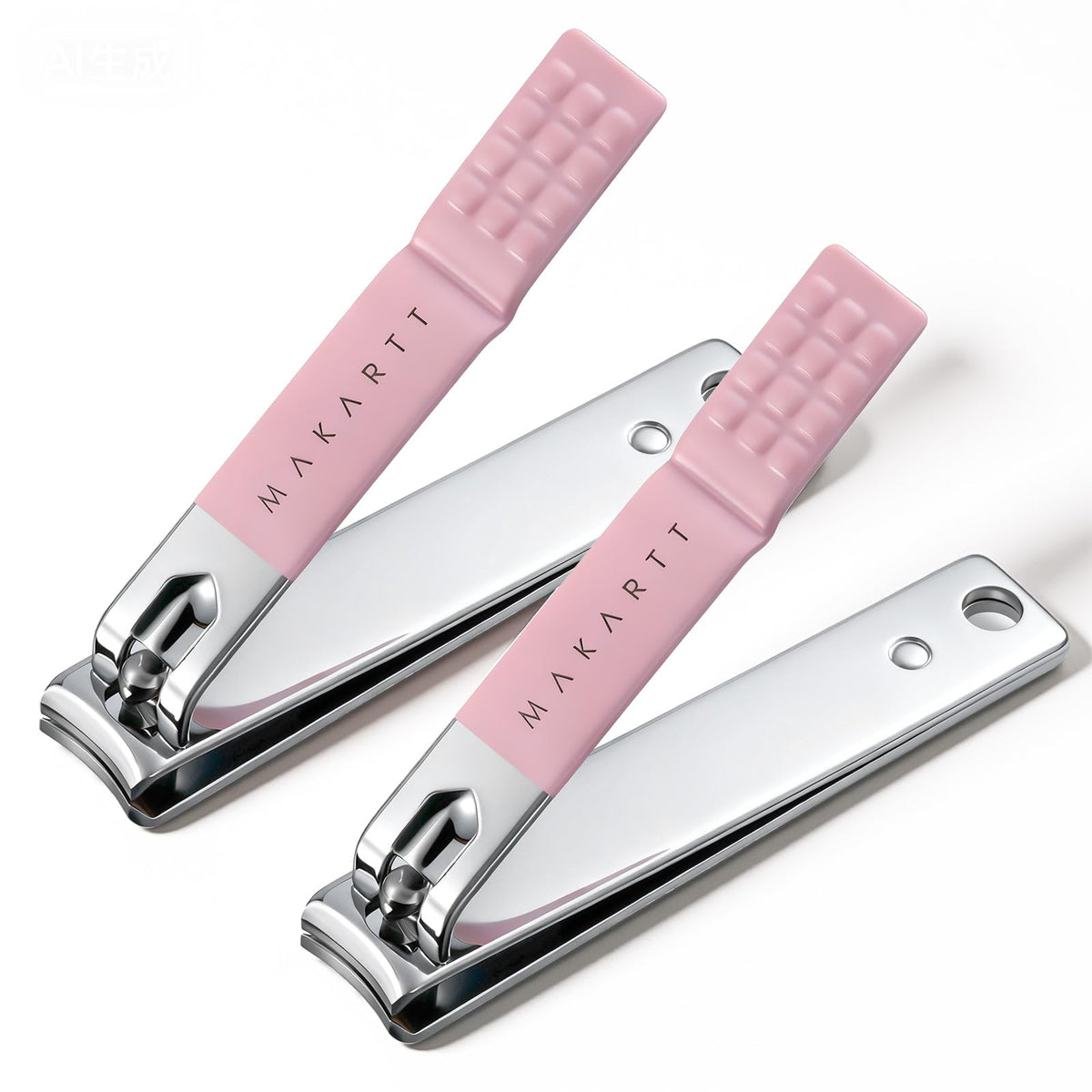Makartt Nail Clipper Set front view with sharp blades
