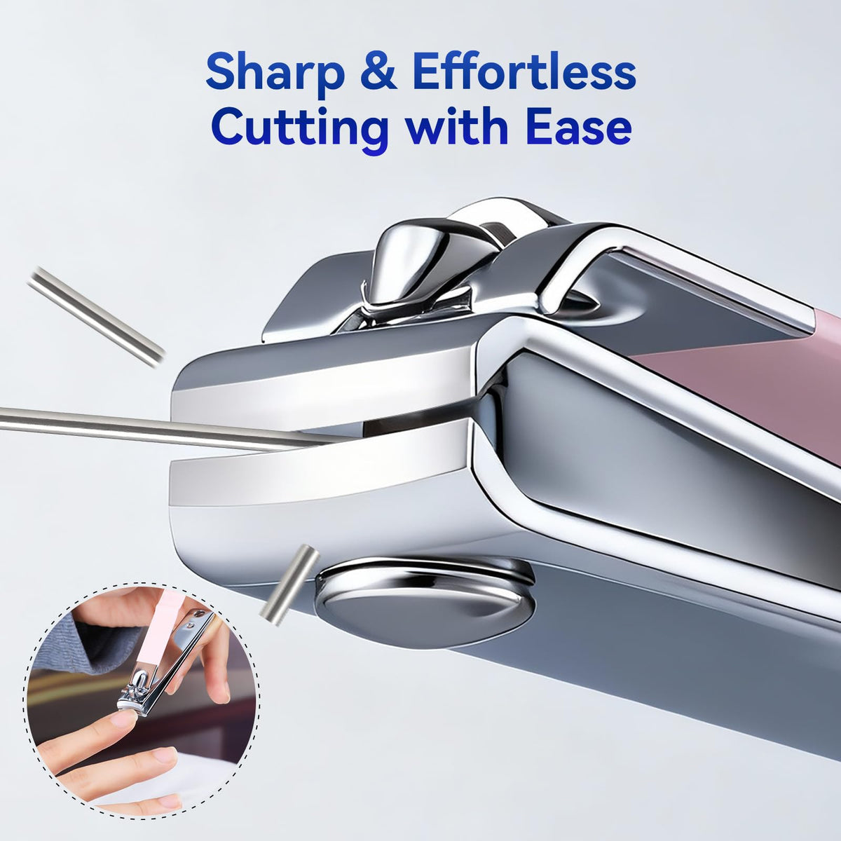 Makartt Nail Clipper Set showing ergonomic anti-slip handle