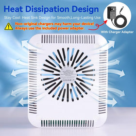 Makartt Nail Dust Collector side view showcasing design