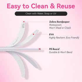 Makartt nail file being used for manicure