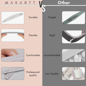 Makartt nail file with curved shape for precision filing