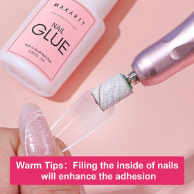 Makartt Nail Glue brush applicator close-up