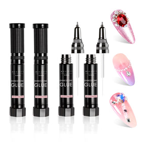 Makartt Nail Rhinestone Glue 4 x 8ml front view
