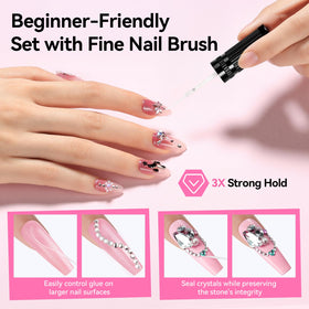 Makartt Nail Rhinestone Glue packaging