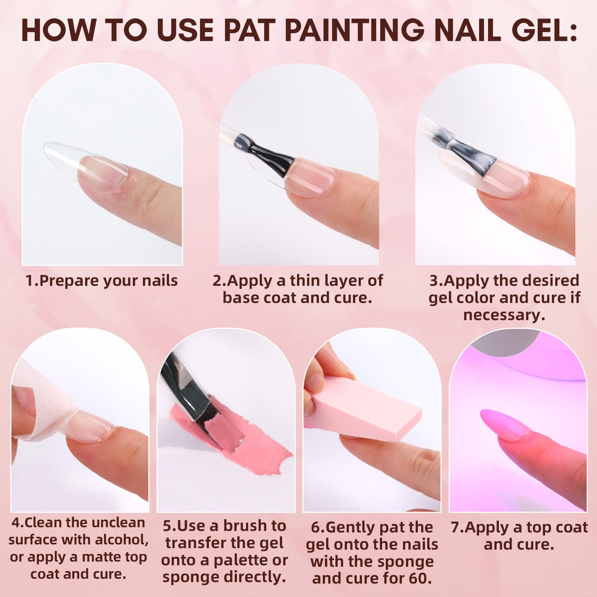 Makartt Ombre Gel Nail Polish Kit on a table